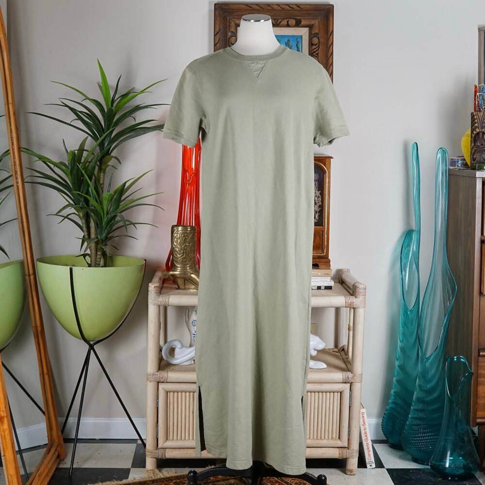 Nordstrom light dress sweatshirt midi maxi dress L